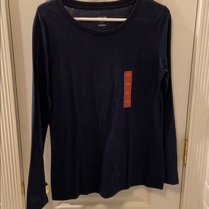 NWT Mossimo navy blue long sleeve shirt